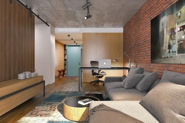 Thiết kế căn hộ studio nhỏ cho người thích sự đơn giản